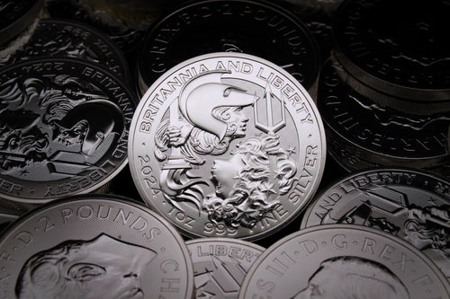 1 oz British Silver Britannia and Liberty Coin X111317