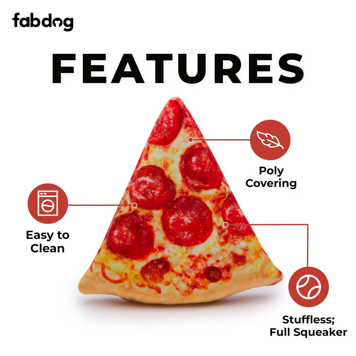 Pizza Pup Slice Toy V40944