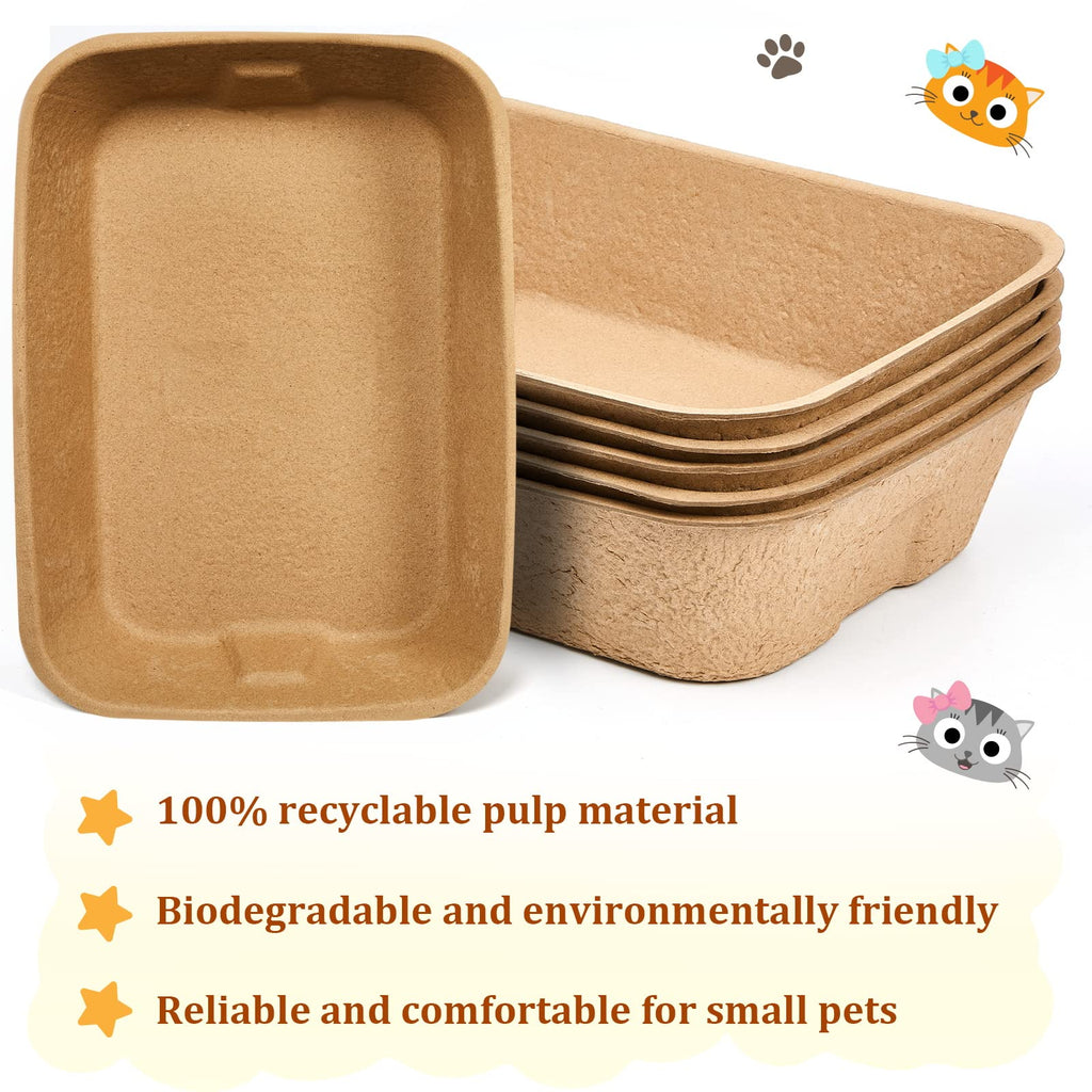 15 Pack Disposable Cat Litter Box Large Q869
