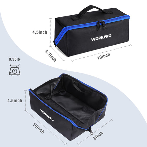 10" Zipper Tool Pouch, 3 Pack F1804