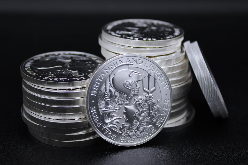 1 oz British Silver Britannia and Liberty Coin X111317