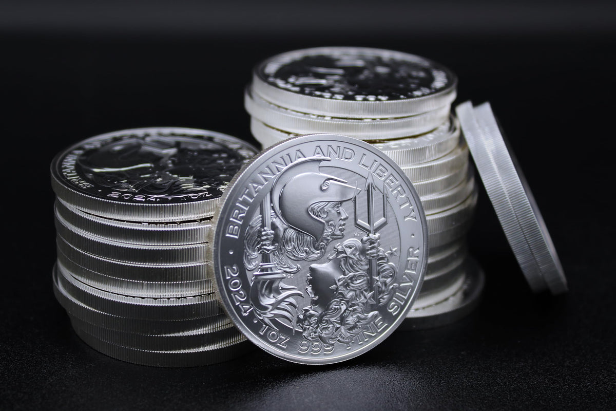 1 oz British Silver Britannia and Liberty Coin X111317