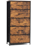 5 Drawer Fabric Dresser W9902