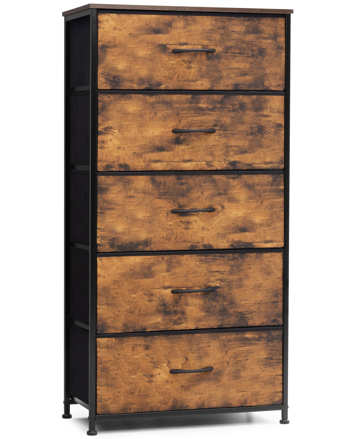 5 Drawer Fabric Dresser W9902