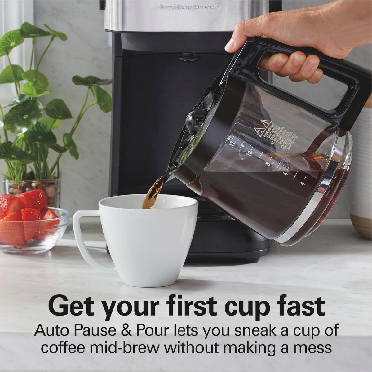 12 Cup Programmable Drip Coffee Maker J734