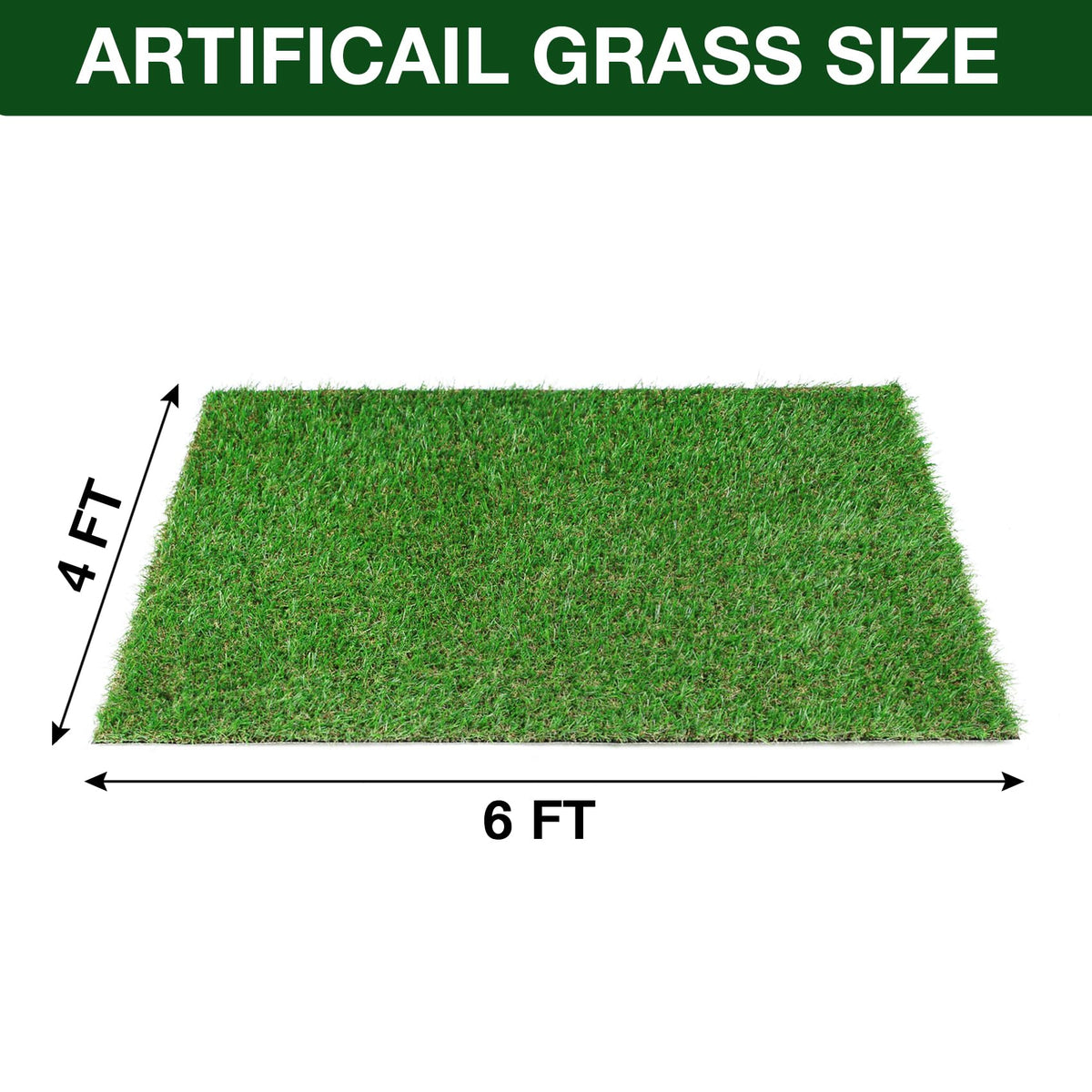 Large Artificial Grass 4 FT x 6 FT T283