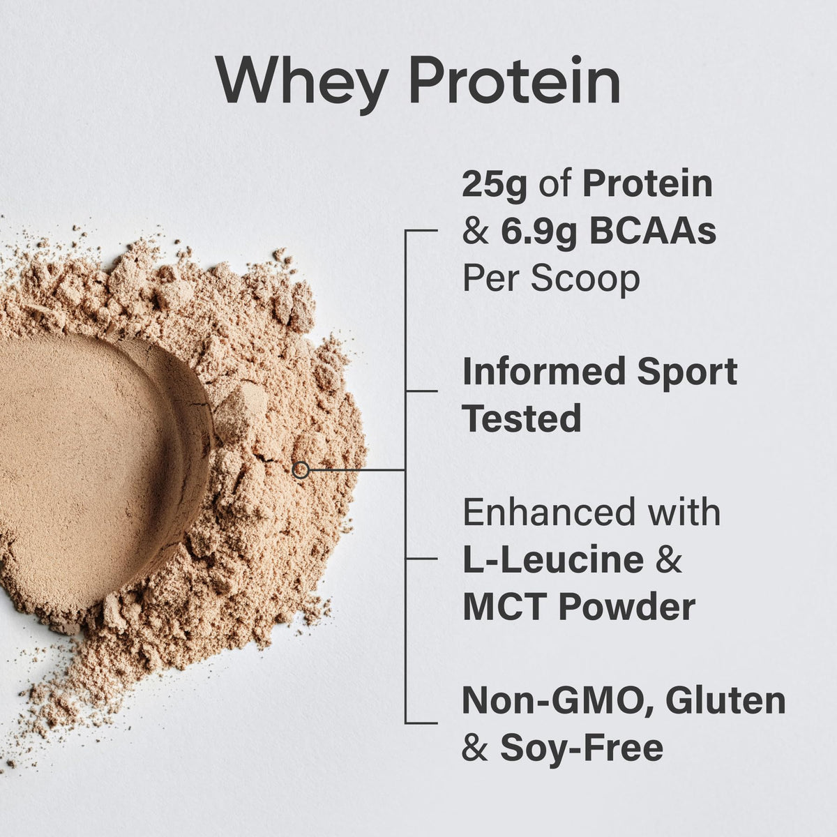 Whey Protein Isolate Powder Dutch Chocolate 5.42lb Bag J66874