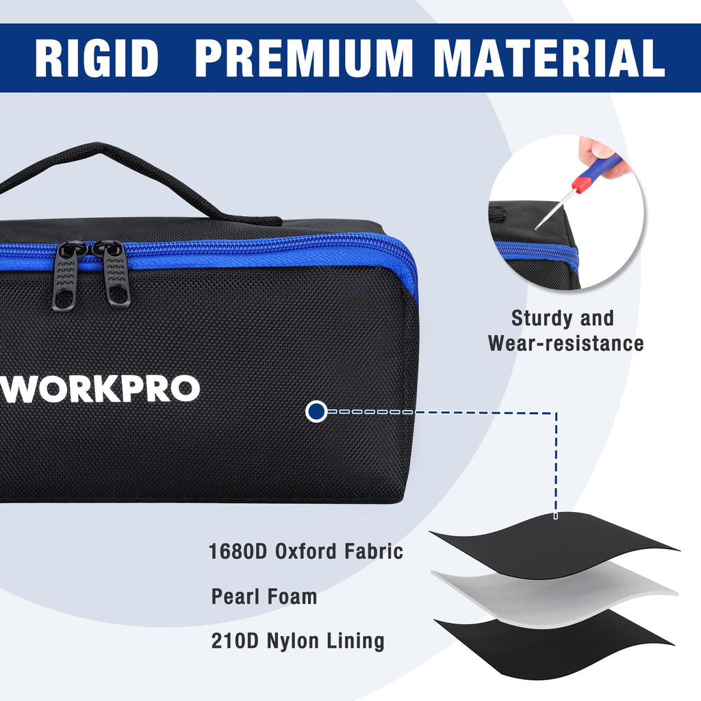 10" Zipper Tool Pouch, 3 Pack F1804