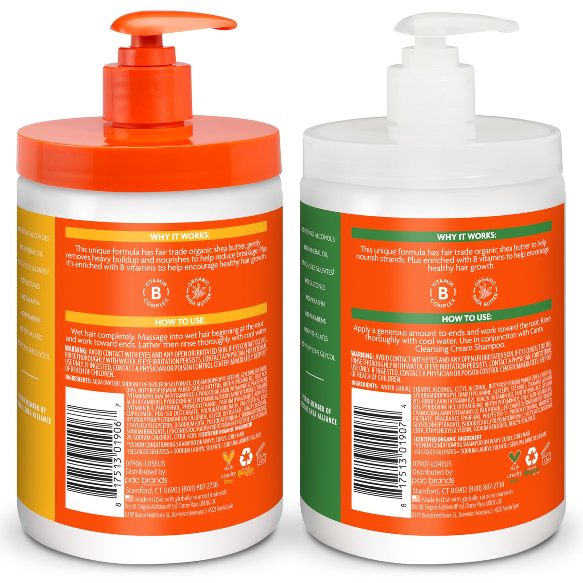 Shea Butter Shampoo & Conditioner Pack of 2 W5157
