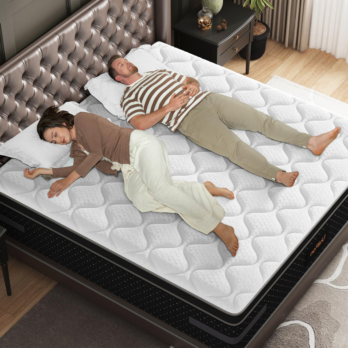 12 Inch Medium Firm Queen Hybrid Mattress T281