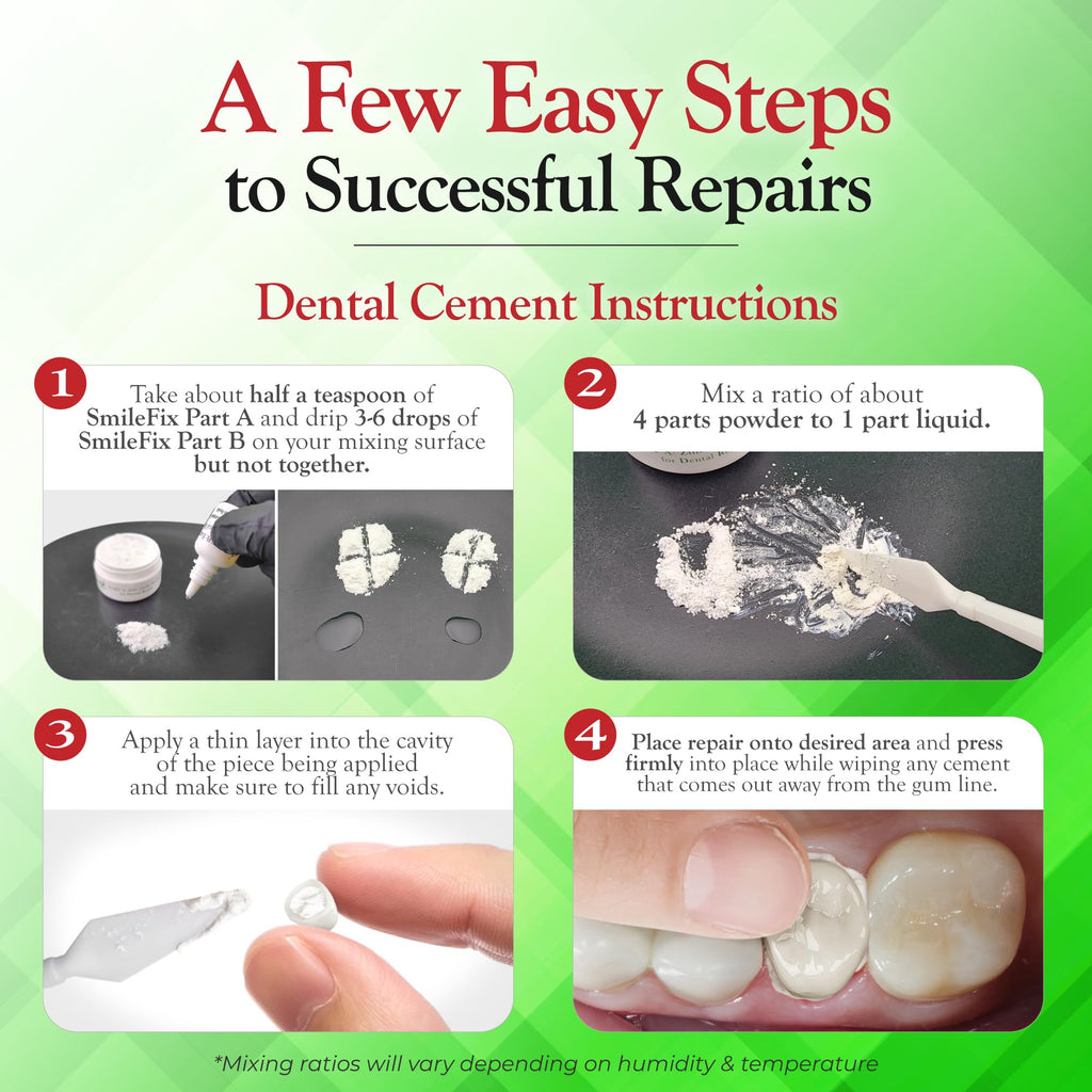 Dental Cement & Filling Repair Kit Y627