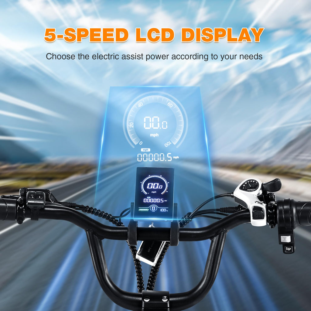 20" Fat Tire Foldable Electric Tricycle X73616