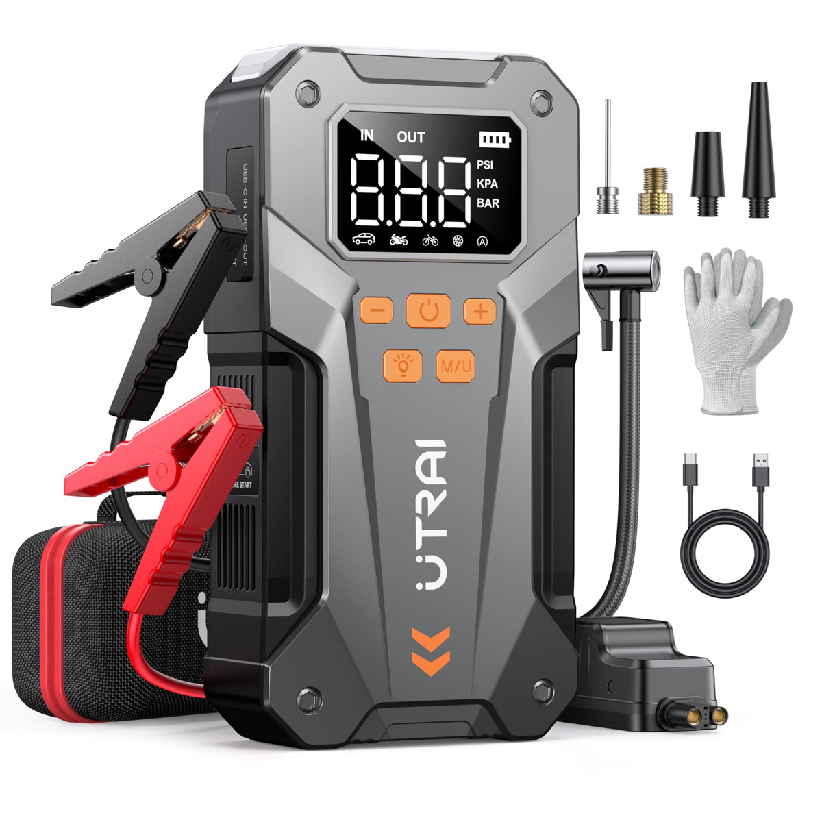 12V Jump Starter with Air Compressor C540355