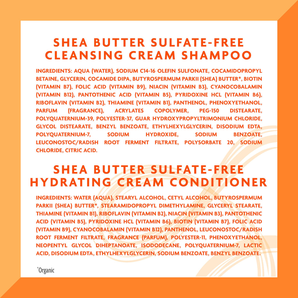 Shea Butter Shampoo & Conditioner Pack of 2 W5157