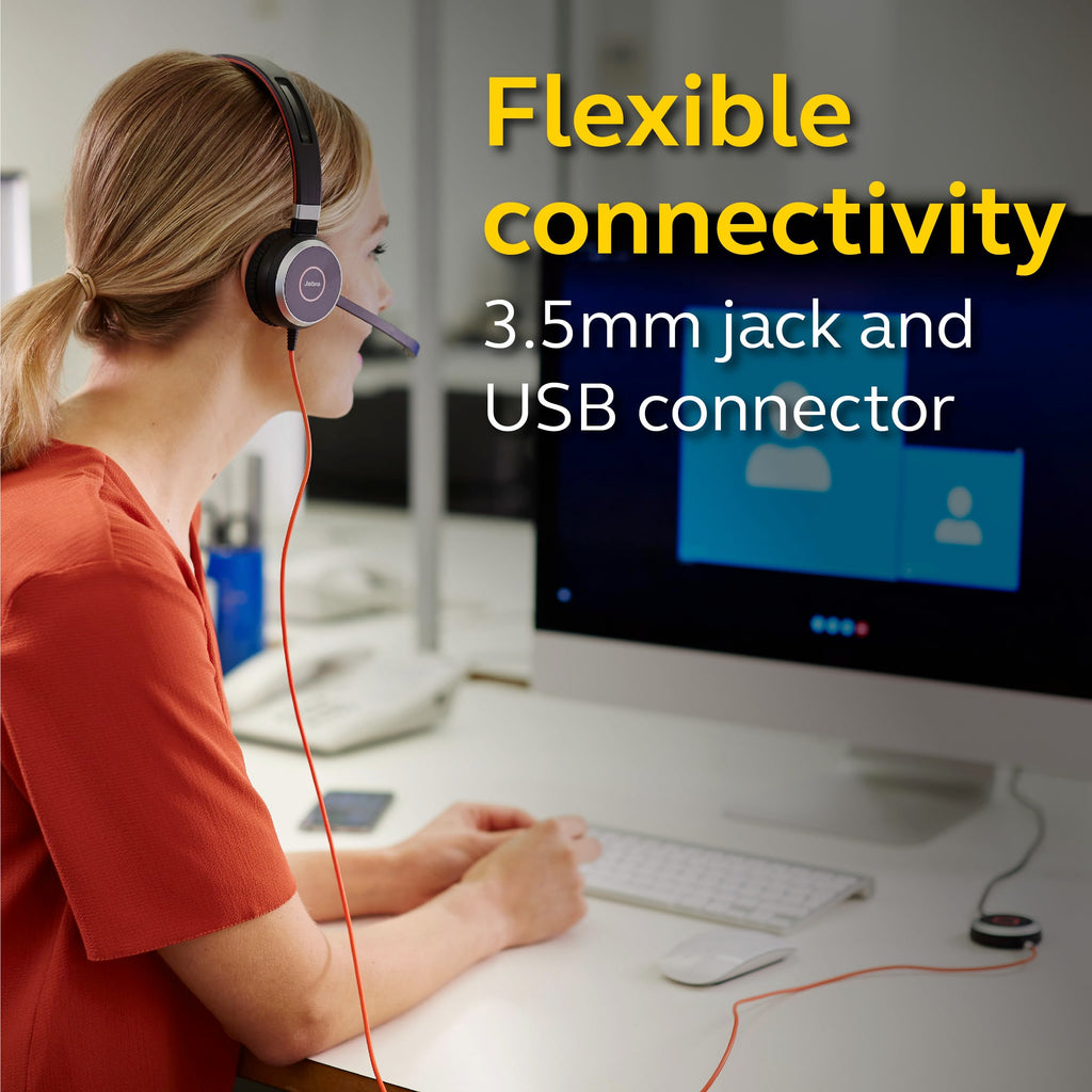 Wired Headset Mono 3.5mm Jack/USB Connection L60201
