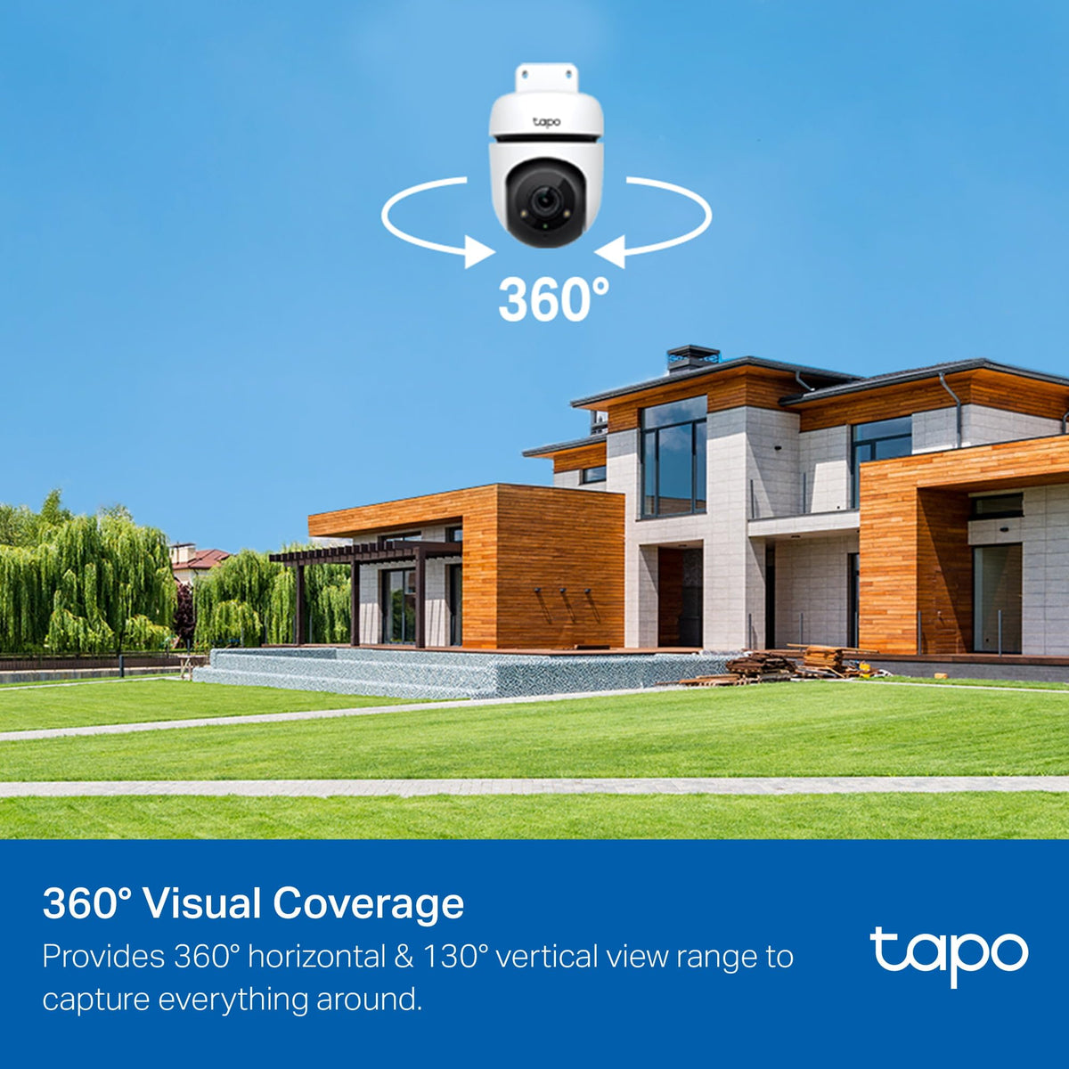 1080P Outdoor Wired Pan/Tilt Security Camera Z406