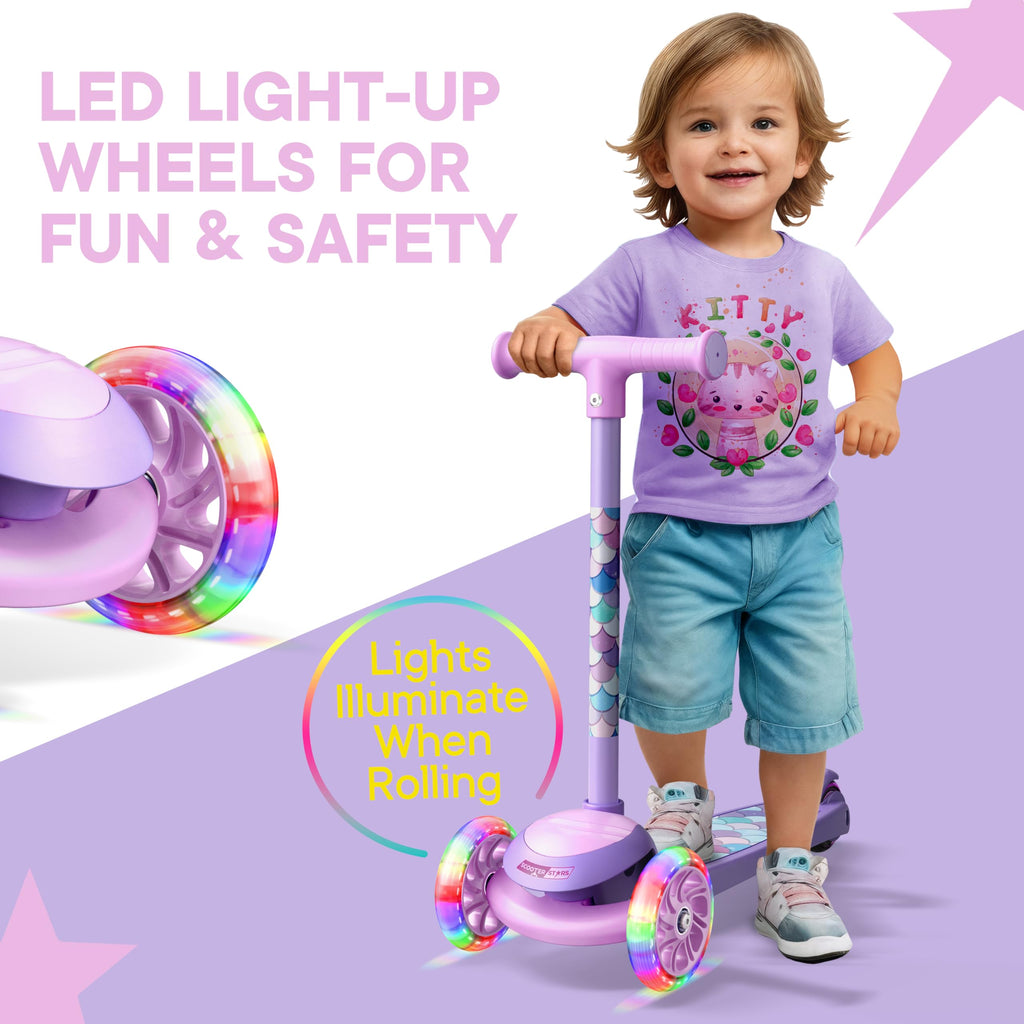 3 Wheel Light Up LED Scooter for Kids L396