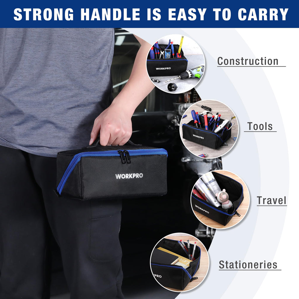 10" Zipper Tool Pouch, 3 Pack F1804